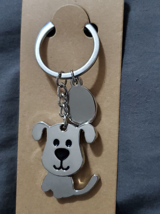 Keychain Dog Swinging