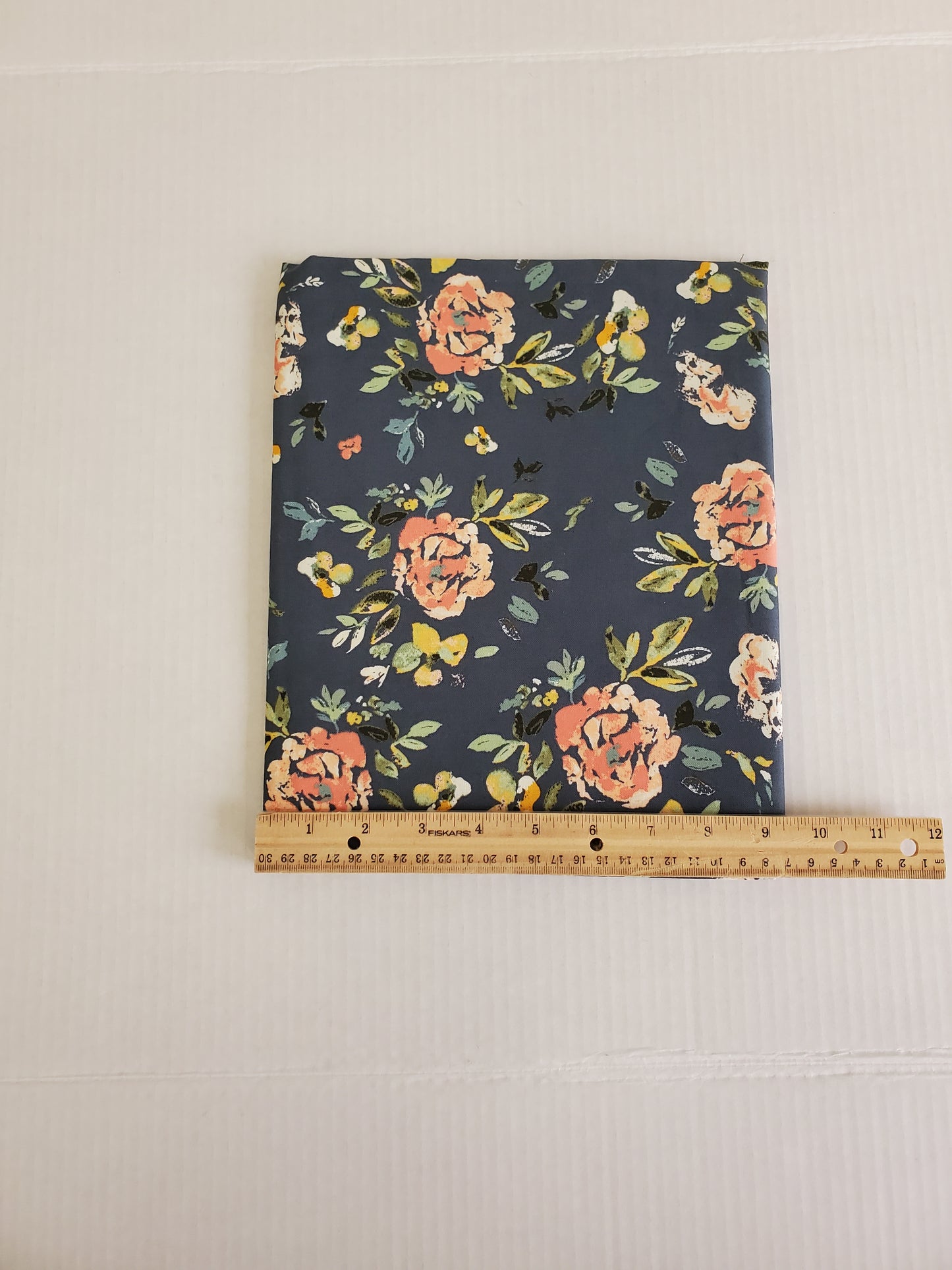 Honey and Cider Main Floral Denim