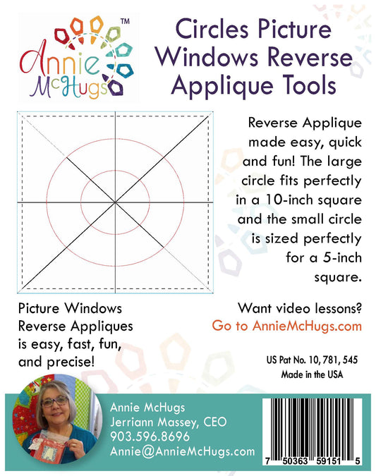 Circle Picture Window Reverse Applique Tool